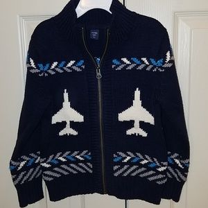 GAP toddler boy 5 years sweater with zipper